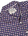 Flying Machine Spread Collar Geometric Print Shirt