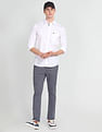 Arrow Sports Solid Twill Shirt