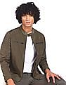 U.S. Polo Assn. Mandarin Collar Solid Jacket