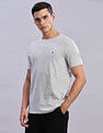 Tommy Hilfiger Mens Grey Heathered T-Shirt