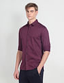 Flying Machine Vertical Stripe Slim Fit Shirt