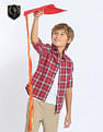 U.S. Polo Assn. Kids Boys Plaid Checked Regular Fit Shirt