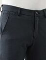 Arrow Sport Solid Mid Rise Autoflex Trousers