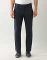 Arrow Sport Solid Mid Rise Autoflex Trousers