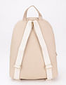 Tommy Hilfiger Solid Beige Pu Backpack