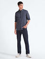 Flying Machine Vertical Stripe Cotton Shirt