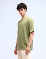 Flying Machine Textured Cotton T-Shirt