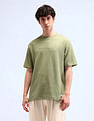Flying Machine Textured Cotton T-Shirt