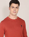 U.S. Polo Assn. Heathered Cotton Sweater