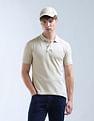 Flying Machine Regular Fit Solid Polo T-Shirt