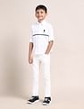 U.S. Polo Assn. Kids Boys Brand Stripe Cotton Shirt