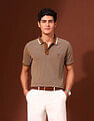 U.S. Polo Assn. Solid Slim Fit Working Holiday Polo Shirt