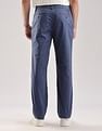 Calvin Klein Jeans Relaxed-Fit Solid Mid Rise Trousers
