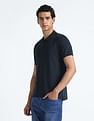 Flying Machine Horizontal Stripe Cotton Polo Shirt