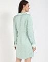 Tommy Hilfiger Viscose Spread Collar A-Line Dress