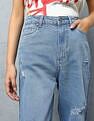 Flying Machine Women High Rise Mom Fit Jeans