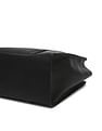 Tommy Hilfiger Solid Black Pu Tote Bag