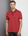 Calvin Klein Two Tone Micro Structure Polo Shirt