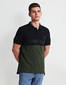 U.S. Polo Assn. Denim Co. Colour Block Muscle Fit Polo Shirt