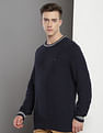 Tommy Hilfiger Striped Hem Cotton Sweater