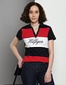 Tommy Hilfiger Colour Block Open Placket Polo Shirt