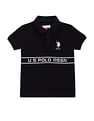 U.S. Polo Assn. Kids Boys Cotton Brand Taped Polo Shirt