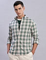 Tommy Hilfiger Checked Regular Fit Plain Woven Shirt