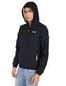 Flying Machine Panelled Solid Hooded Jacket
