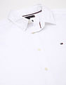 Tommy Hilfiger Solid Regular Fit Sateen Woven Shirt
