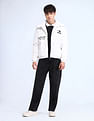 Flying Machine Relaxed Fit Printed Padded Jacket