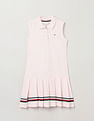 Tommy Hilfiger Kids Girls Sustainable Cathrine Fig Dress