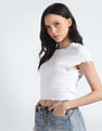Tommy Hilfiger Sustainable Slim Fit Cropped T-Shirt