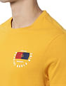 AD by Arvind Crew Neck Solid Cotton T-Shirt