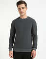 Calvin Klein Jeans Solid Relaxed-Fit Cotton Sweater