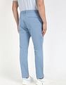 Tommy Hilfiger Kids Blue Solid Trousers for Smart Casual