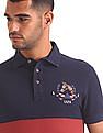 U.S. Polo Assn. Denim Co. Regular Fit Contrast Panelled Polo Shirt