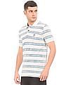 U.S. Polo Assn. Denim Co. Striped Muscle Fit Polo Shirt