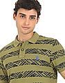U.S. Polo Assn. Denim Co. Ribbed Collar Printed Polo Shirt