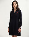Tommy Hilfiger Polo Collar Sweater Dress