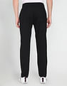 U.S. Polo Assn. Denim Co. Mid Rise Logo Print Solid Track Pants