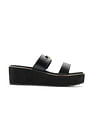 U.S. Polo Assn. Women Open Toe Elettra Wedge Sandals