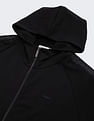 Calvin Klein Logo Tape Raglan Zip Through Sweatshirt