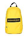 Calvin Klein Men Yellow Brand Print Backpack