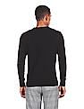 U.S. Polo Assn. Denim Co. Crew Neck Brand Patterned Weave Sweater