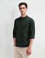 U.S. Polo Assn. Denim Co. Slim Fit Solid Shirt