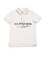 U.S. Polo Assn. Kids Boys Brand Print Cotton Polo Shirt