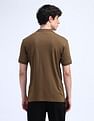 Flying Machine Solid Regular Cotton Polo Shirt