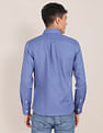 U.S. Polo Assn. Spread Collar Solid Casual Shirt