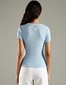 Tommy Hilfiger Solid Slim Fit Cotton T-Shirt