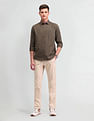 Arrow Sport Slim Fit Vertical Striped Shirt